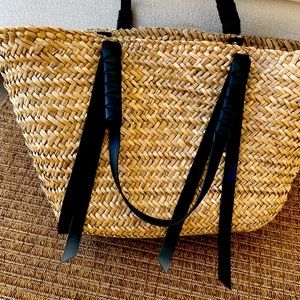 ALLSAINTS Playa East/West Woven Straw Beac…